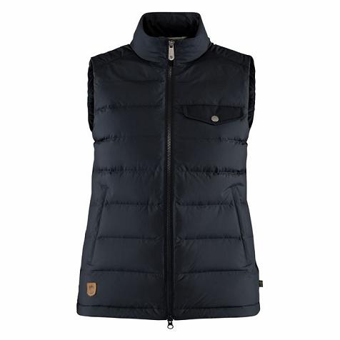 Fjallraven Women Greenland Vest Navy PH360974 Philippines